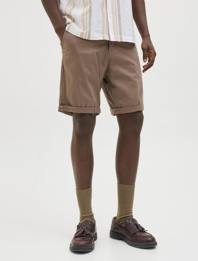 JACK & JONES PANTS STUDIO regular fit chino short JPSTBOWIE morel - Foto 7