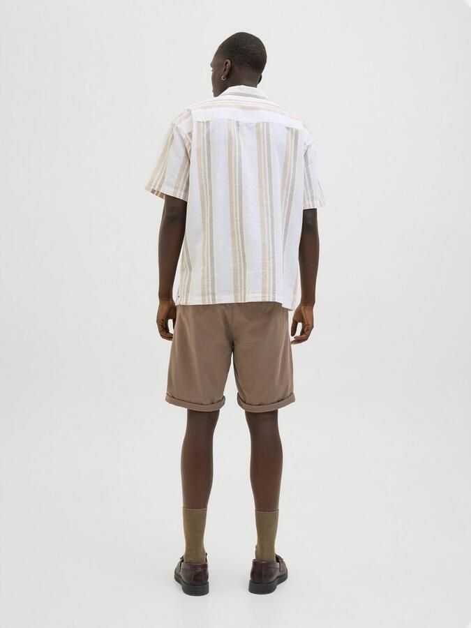 JACK & JONES PANTS STUDIO regular fit chino short JPSTBOWIE morel - Foto 5