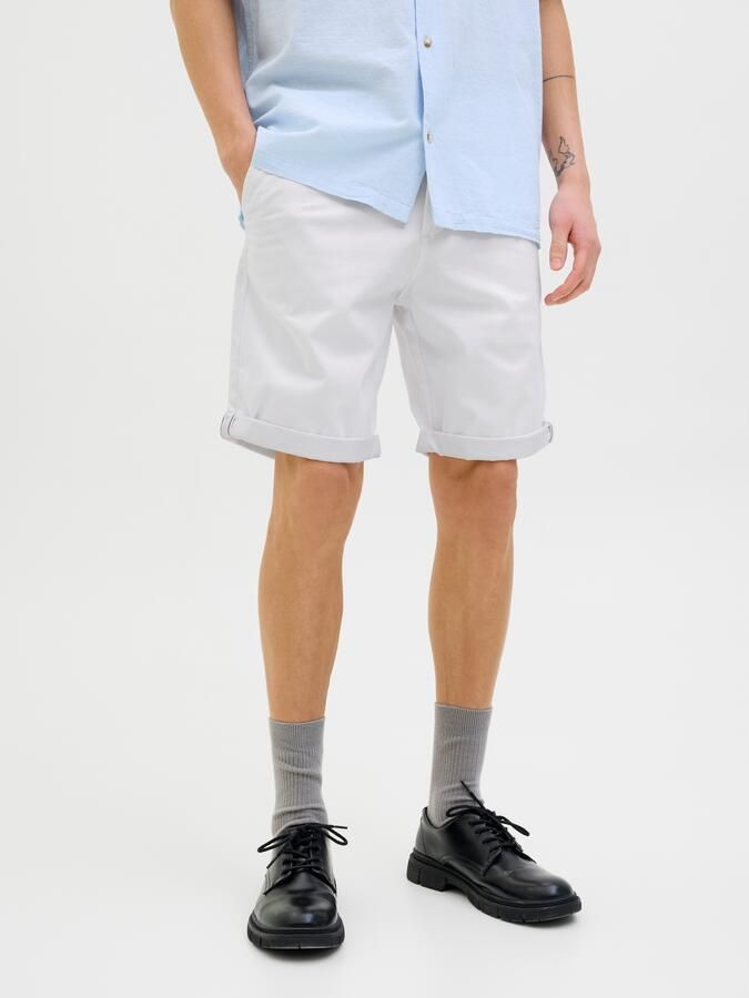 Jack & jones Bowie Solid Chinoshorts Stijlvol Comfort White Heren - Foto 13