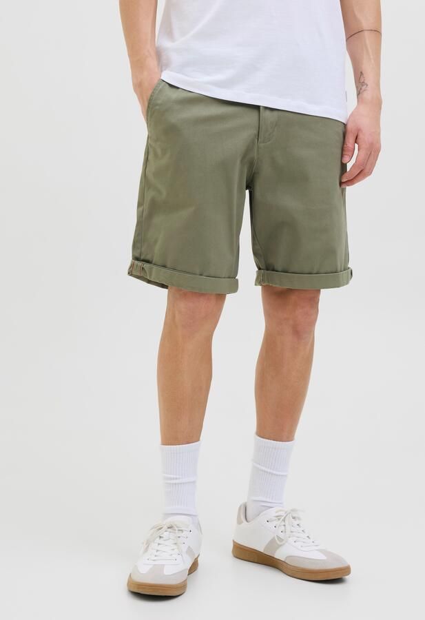 JACK & JONES PANTS STUDIO regular fit chino short JPSTBOWIE deep lichen green - Foto 13
