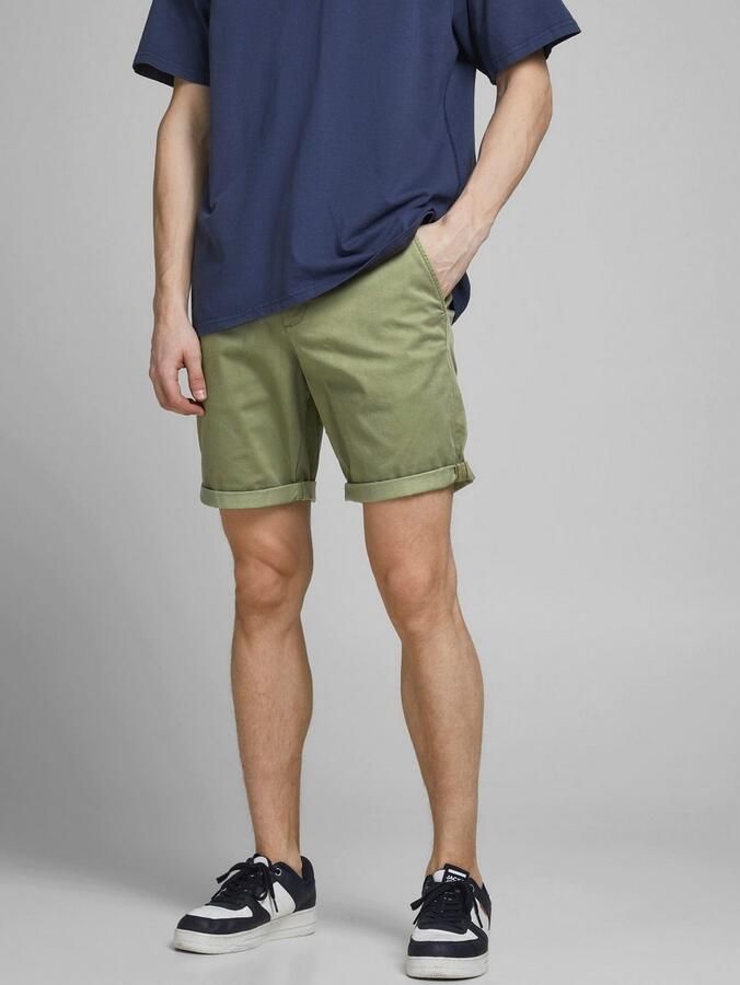 JACK & JONES PANTS STUDIO regular fit chino short JPSTBOWIE deep lichen green - Foto 9