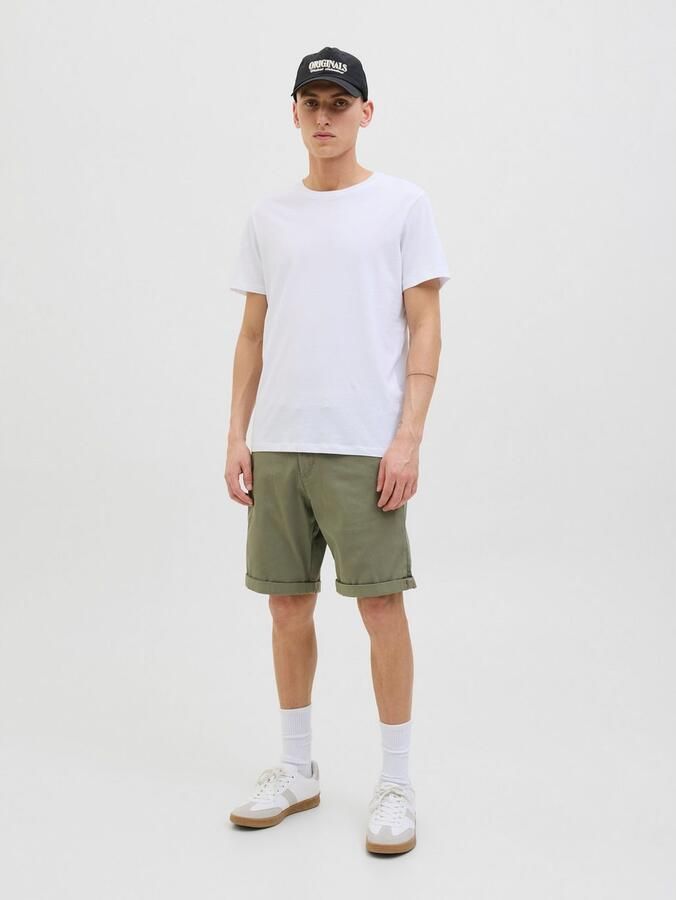 JACK & JONES PANTS STUDIO regular fit chino short JPSTBOWIE deep lichen green - Foto 10