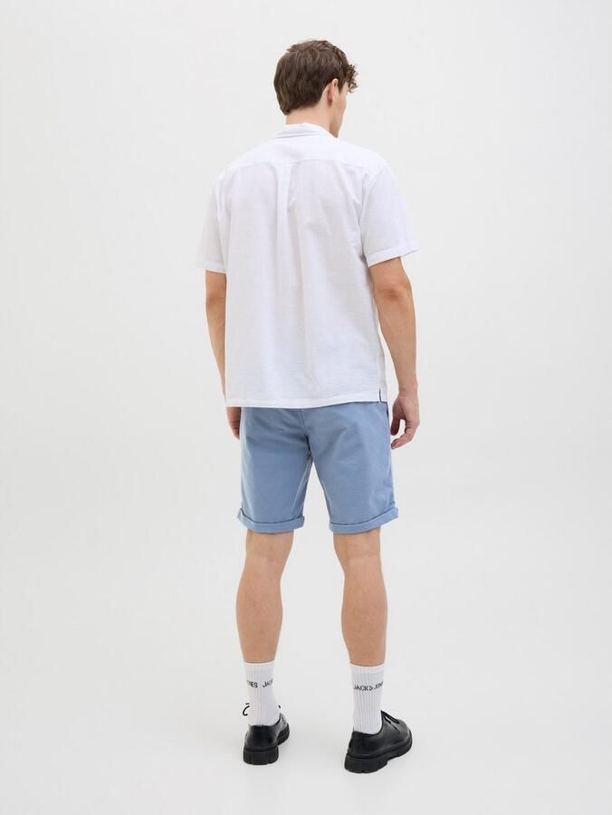 Jack & jones Regular fit korte broek met structuurmotief model 'FURY' - Foto 7