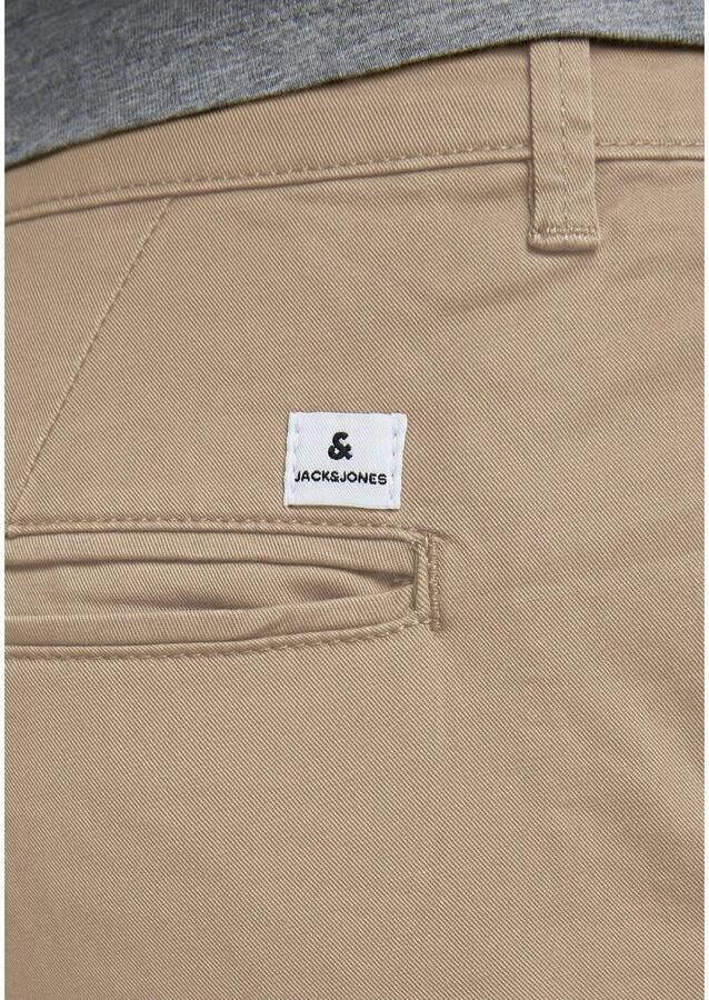 JACK & JONES PANTS STUDIO slim fit broek JJIMARCO JJDAVE beige donkerblauw (set van 2) - Foto 4