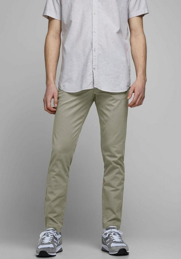 JACK & JONES PANTS STUDIO slim fit broek JJIMARCO JJDAVE zwart groen (set van 2) - Foto 8
