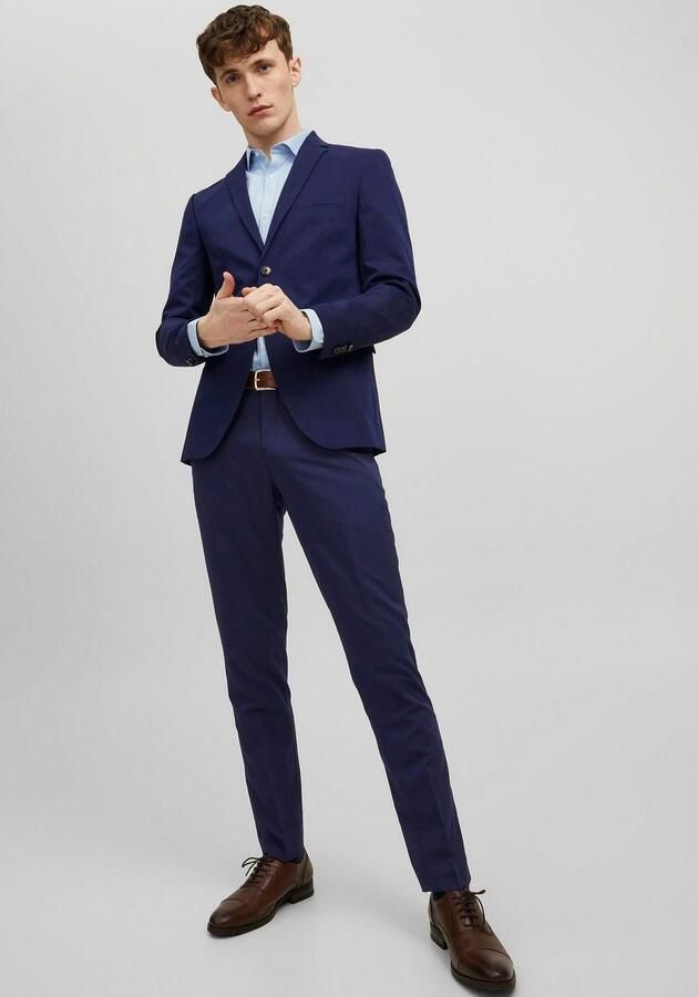 Jack & Jones Colbert JPRFRANCO Blazer met 2-knoops vorm en extra smalle snit - Foto 4