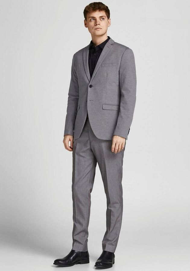 Jack & jones Franco Slim Fit Pantalon met Zakken en Riemlussen Gray Heren - Foto 5
