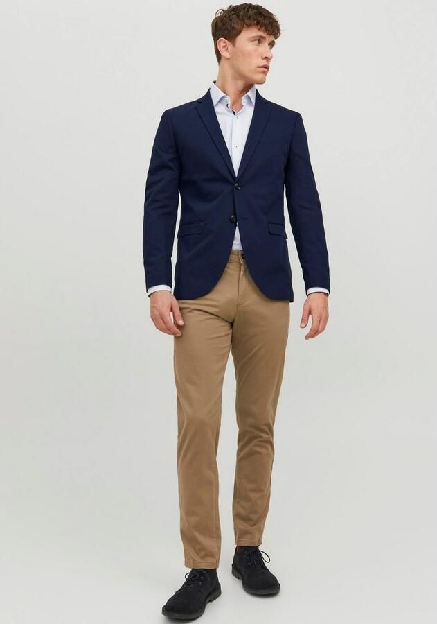 Jack & Jones Colbert JPRFRANCO Blazer met 2-knoops vorm en extra smalle snit - Foto 5