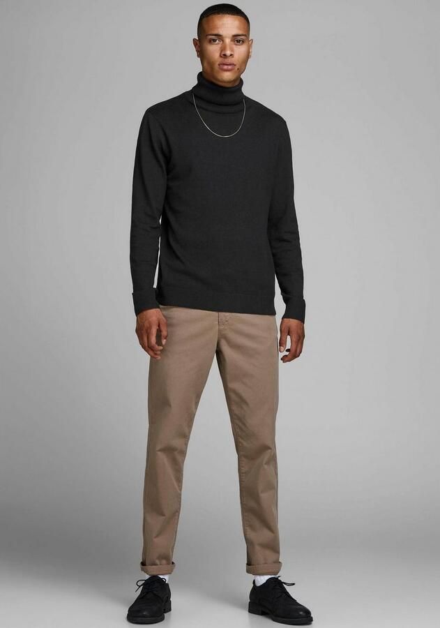Jack & jones Heren Rollneck Sweater Eemil Gebreid Black Heren - Foto 6