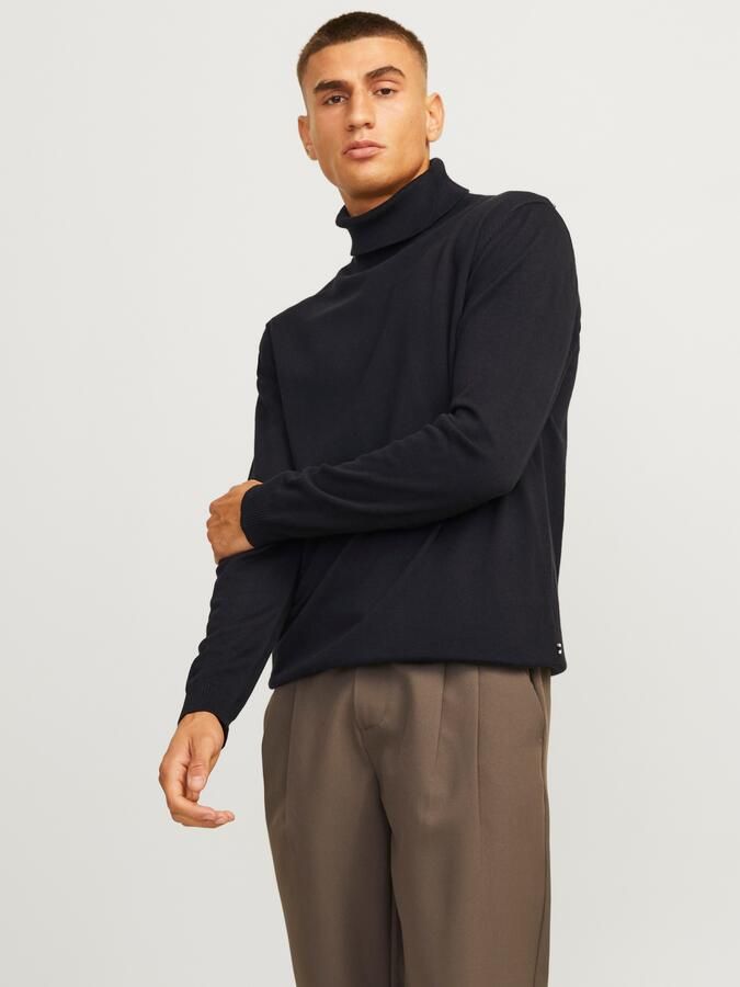 Jack & Jones Coltrui JJEBASIC met hoog draagcomfort effen modieus regular fit katoen rolkraag - Foto 9