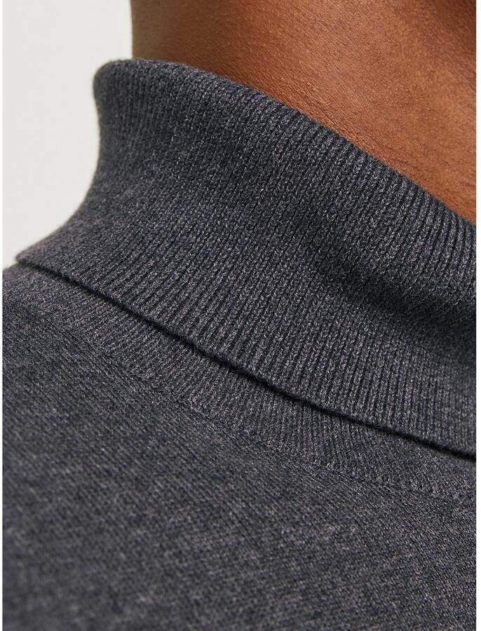 Jack & Jones Coltrui JJEBASIC met hoog draagcomfort effen modieus regular fit katoen rolkraag
