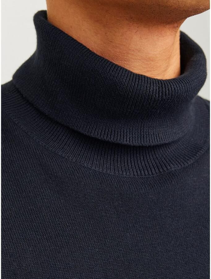 Jack & Jones Coltrui JJEBASIC met hoog draagcomfort effen modieus regular fit katoen rolkraag