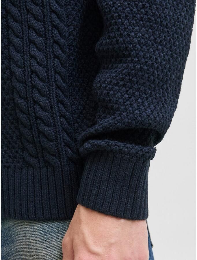 Jack & jones Coltrui met kabelpatroon model 'PAUL' - Foto 2
