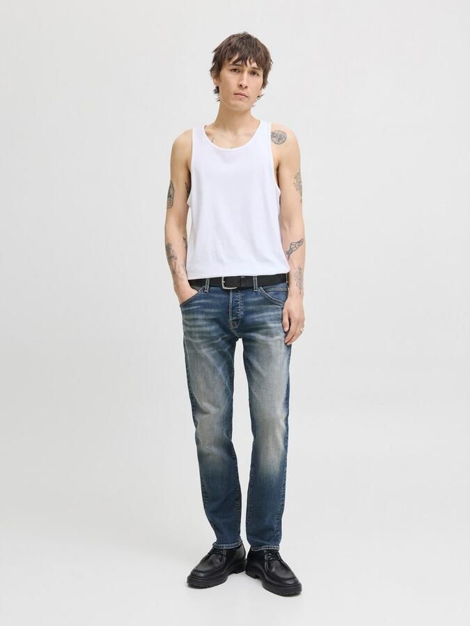 Jack & jones Tapered fit jeans in used-look model 'MIKE'