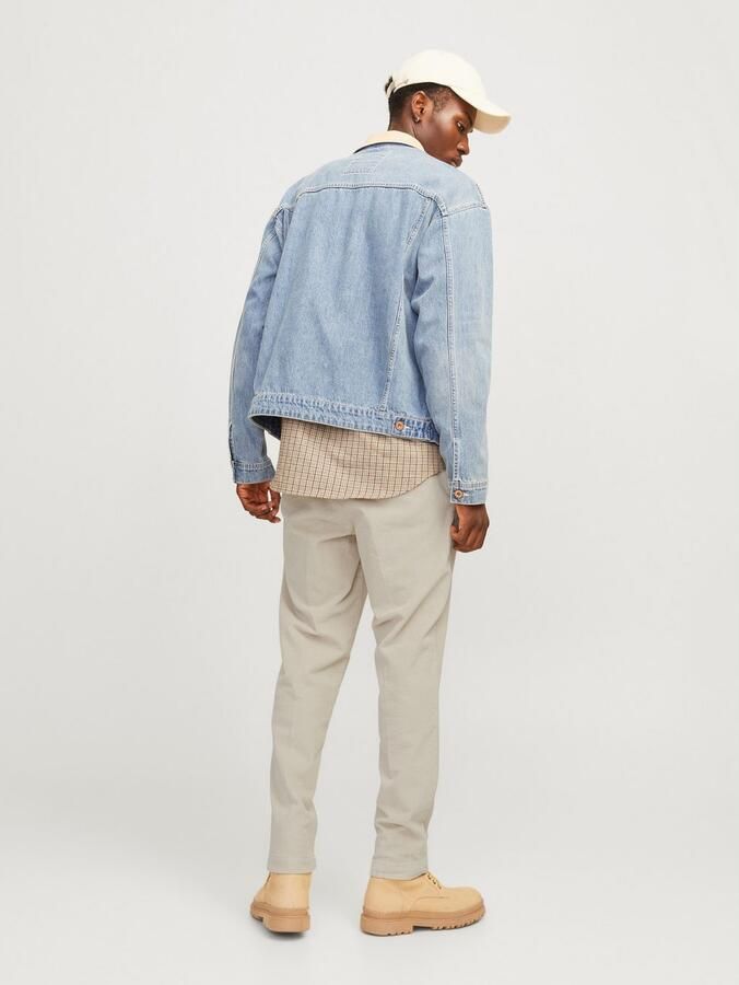 Jack & jones Tapered fit corduroy broek met steekzakken model 'CORDUROY' - Foto 3