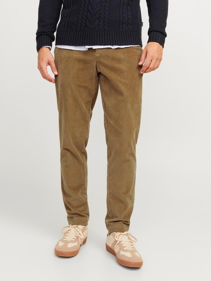 Jack & jones Tapered fit corduroy broek met steekzakken model 'CORDUROY' - Foto 6