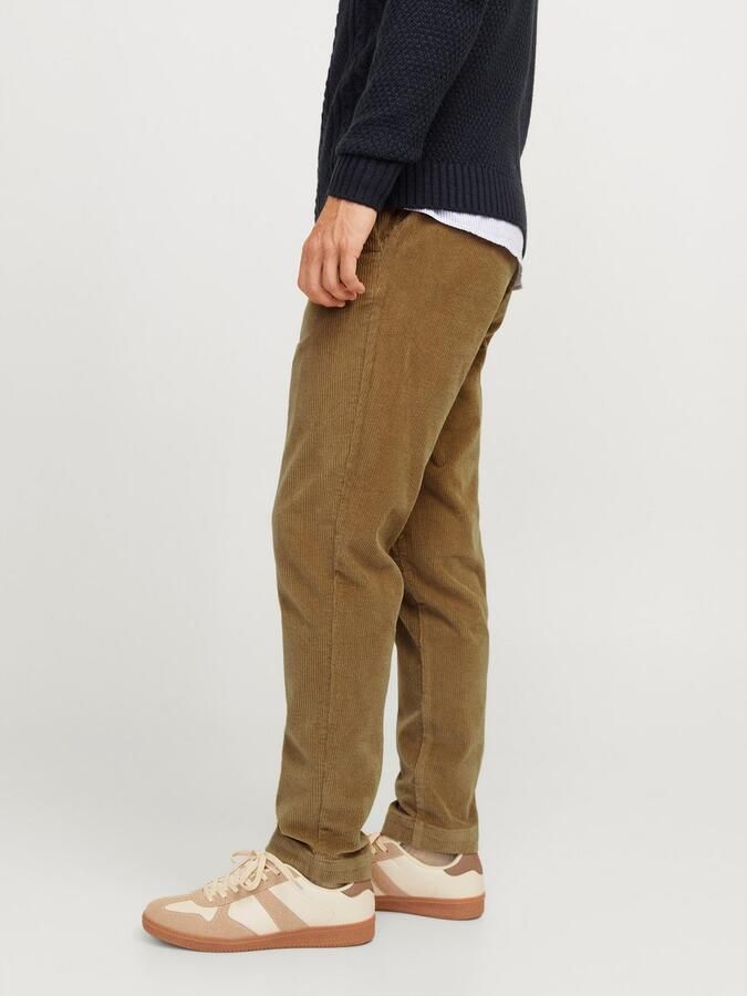 Jack & jones Tapered fit corduroy broek met steekzakken model 'CORDUROY' - Foto 3