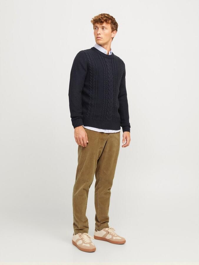 Jack & jones Tapered fit corduroy broek met steekzakken model 'CORDUROY' - Foto 2