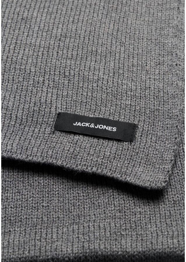 Jack & jones Gebreide Sjaal Stijlvol Ontwerp Grijs Heren - Foto 6