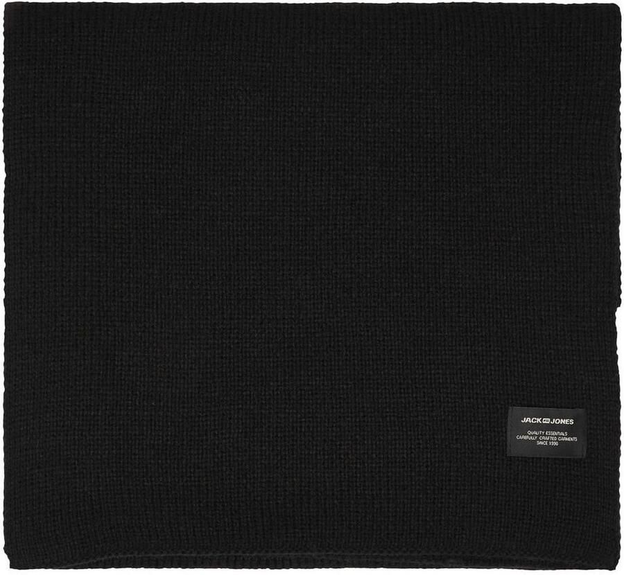 Jack & jones Gebreide Sjaal Stijlvol Ontwerp Black Heren - Foto 4