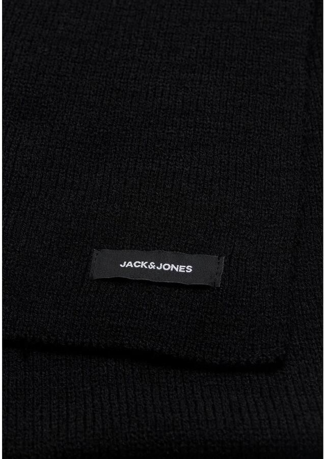 Jack & jones Gebreide Sjaal Stijlvol Ontwerp Black Heren - Foto 5