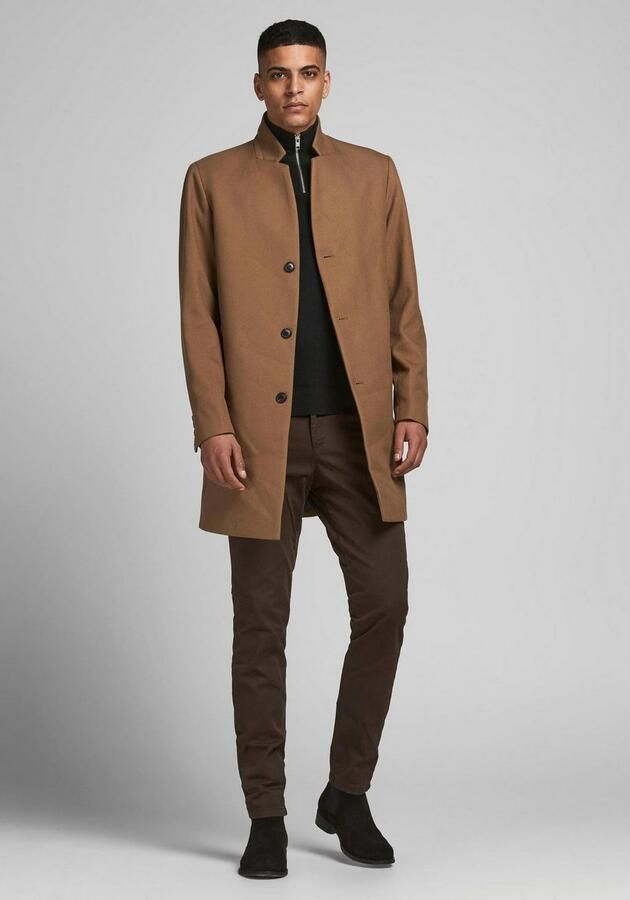 Jack & Jones Gebreide trui EMIL KNIT HALF ZIP met korte ritssluiting in troyer-look - Foto 7