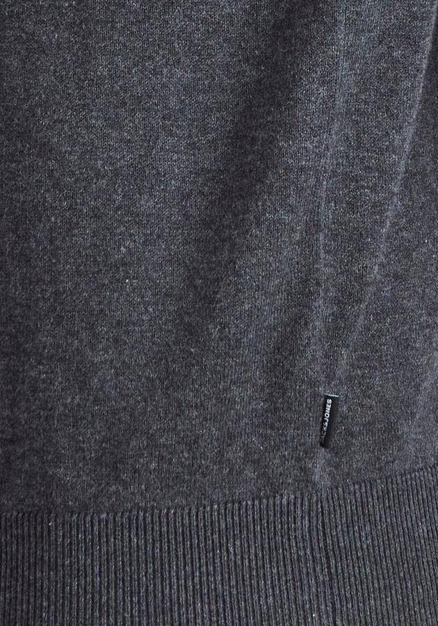 Jack & Jones Gebreide trui EMIL KNIT HALF ZIP met korte ritssluiting in troyer-look - Foto 7