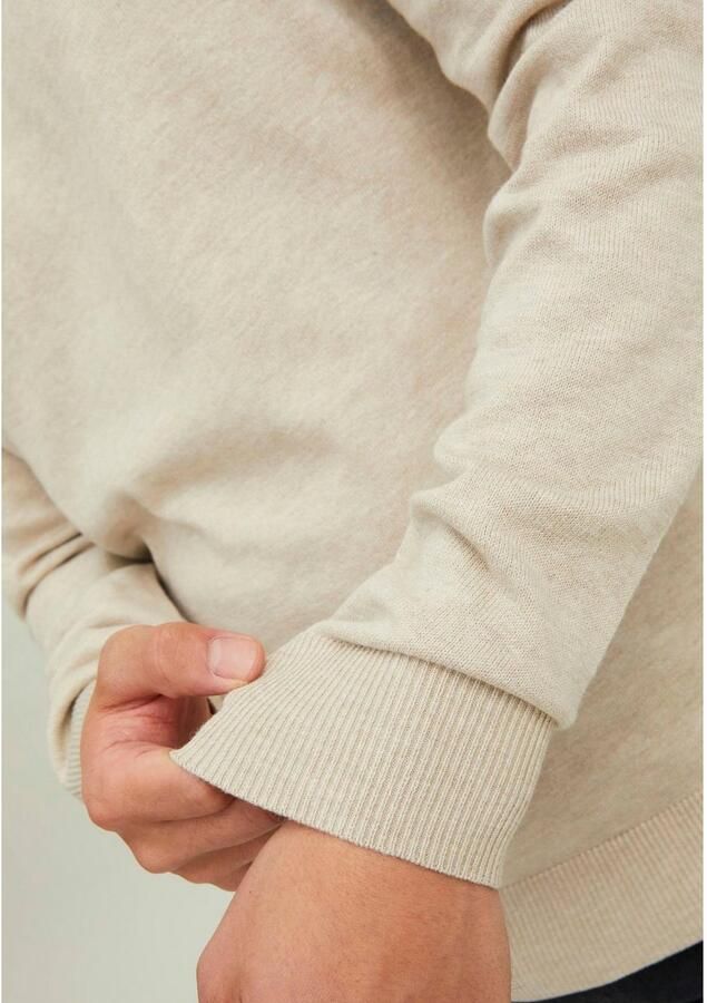 Jack & Jones Gebreide trui EMIL KNIT HALF ZIP met korte ritssluiting in troyer-look - Foto 5