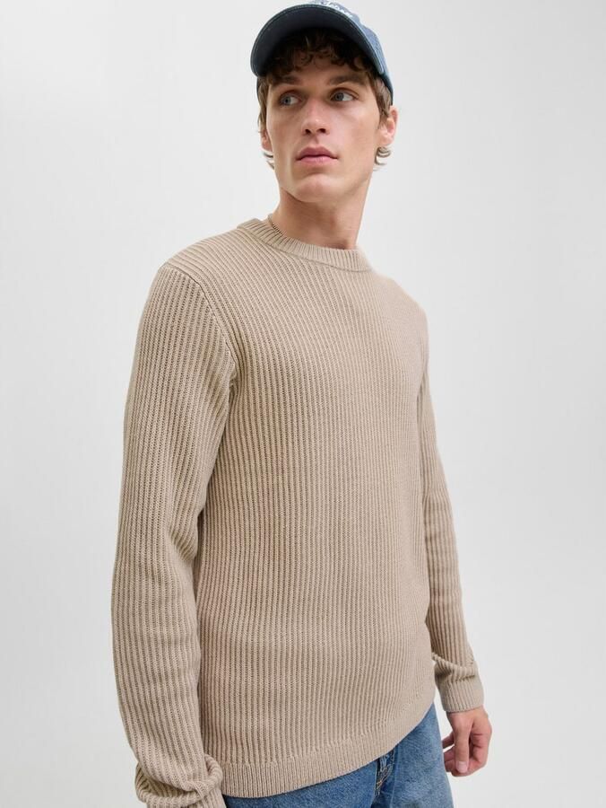 Jack & jones Gebreide pullover met ribboorden model 'DOVER' - Foto 6