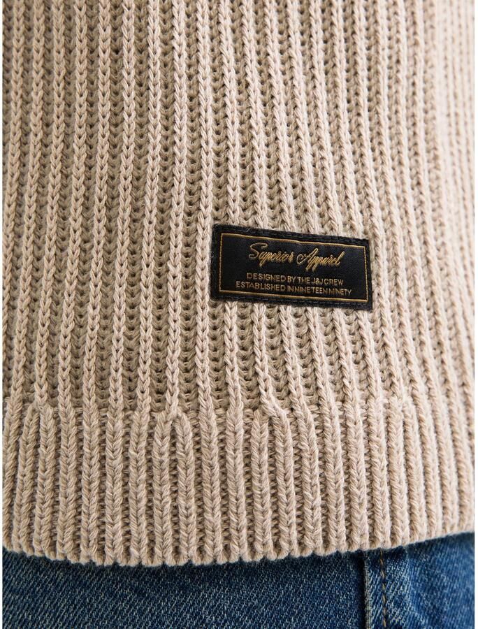 Jack & jones Gebreide pullover met ribboorden model 'DOVER' - Foto 2