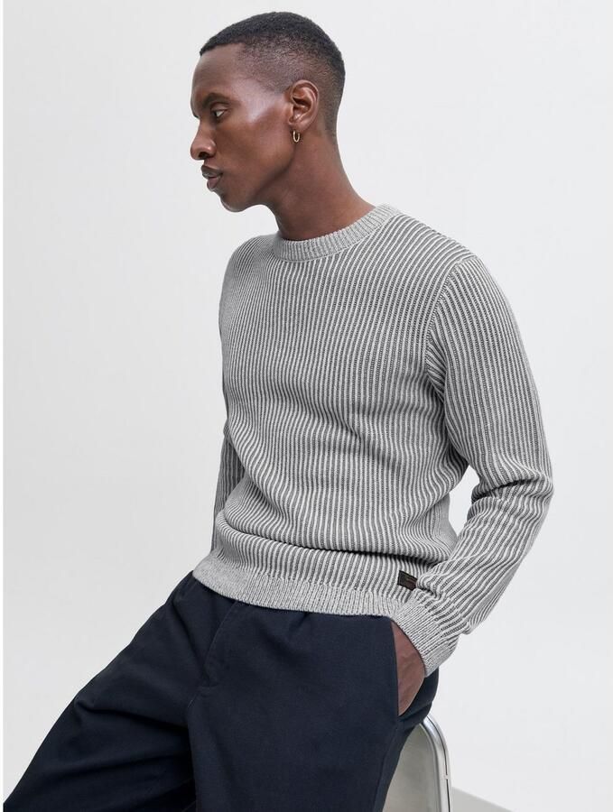 Jack & Jones Gebreide trui JJEDOVER KNIT CREW NECK SN - Foto 4