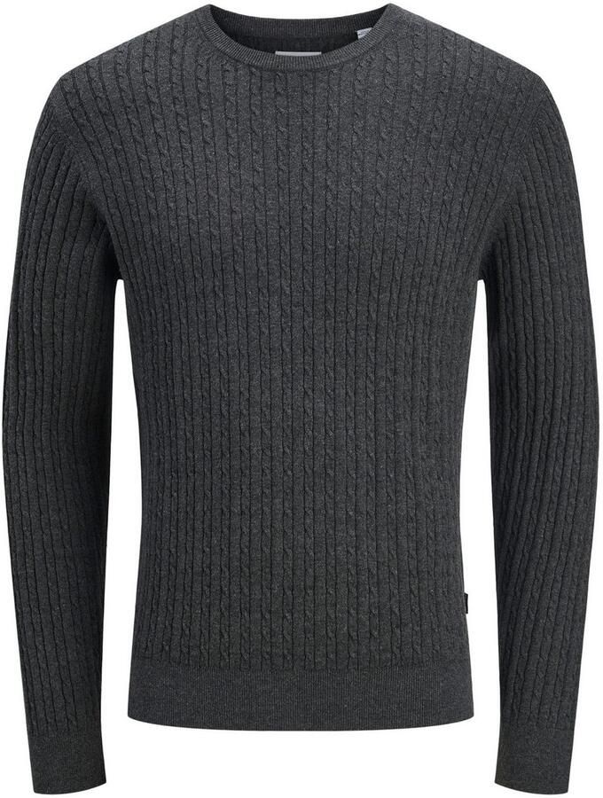 Jack & Jones Gebreide trui JJEEMIL KNIT CABLE CREW NECK NOOS - Foto 2