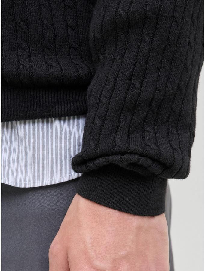 Jack & Jones Gebreide trui JJEEMIL KNIT CABLE CREW NECK NOOS - Foto 2