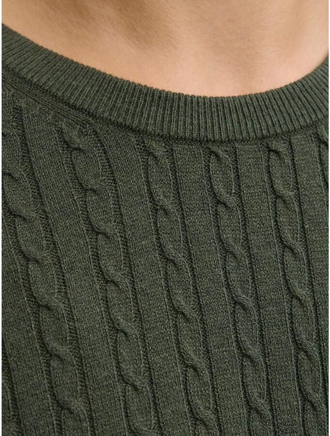 Jack & Jones Gebreide trui JJEEMIL KNIT CABLE CREW NECK NOOS - Foto 2