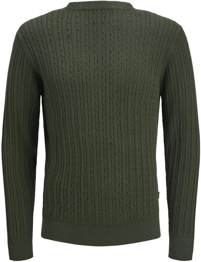 Jack & Jones Gebreide trui JJEEMIL KNIT CABLE CREW NECK NOOS
