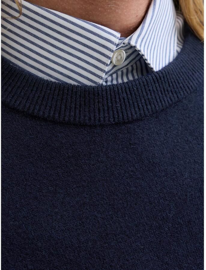Jack & Jones Gebreide trui JJEPERFECT WOOL KNIT CREW NECK SN