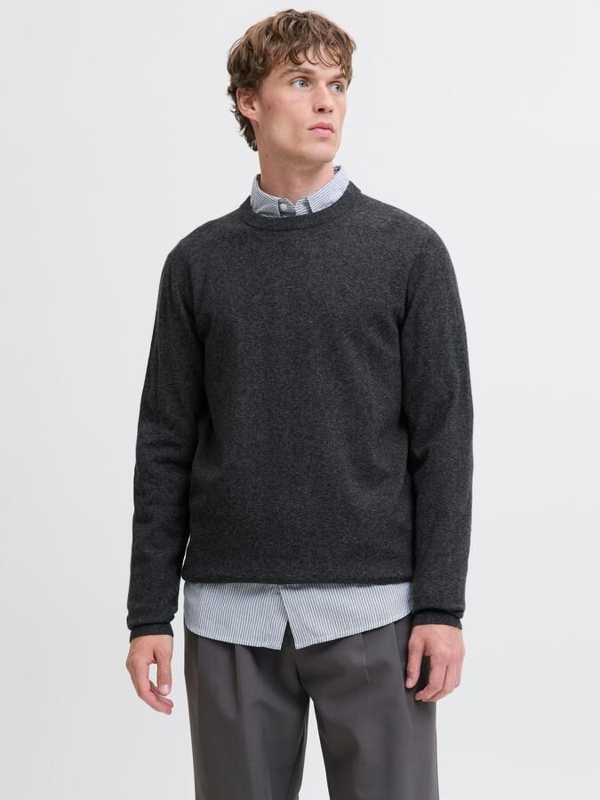 Jack & Jones Gebreide trui JJEPERFECT WOOL KNIT CREW NECK SN - Foto 6