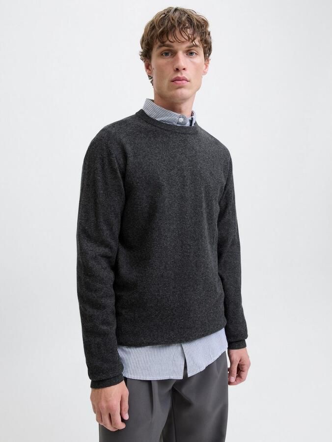 Jack & Jones Gebreide trui JJEPERFECT WOOL KNIT CREW NECK SN - Foto 2