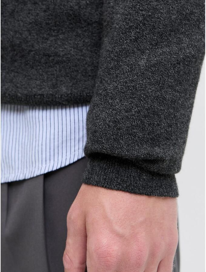 Jack & Jones Gebreide trui JJEPERFECT WOOL KNIT CREW NECK SN