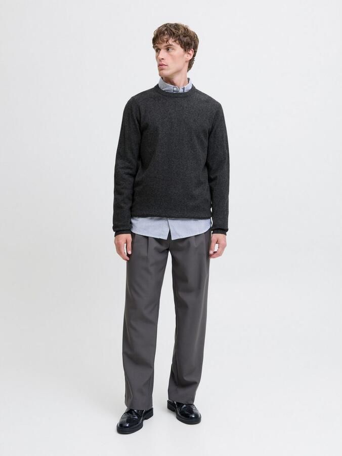 Jack & Jones Gebreide trui JJEPERFECT WOOL KNIT CREW NECK SN - Foto 3