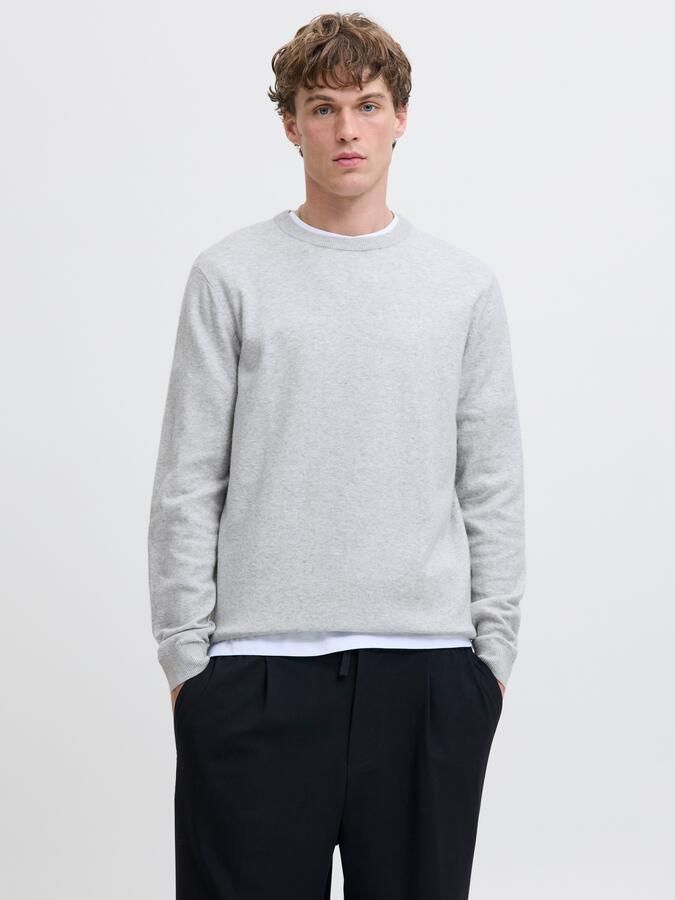 Jack & Jones Gebreide trui JJEPERFECT WOOL KNIT CREW NECK SN - Foto 9