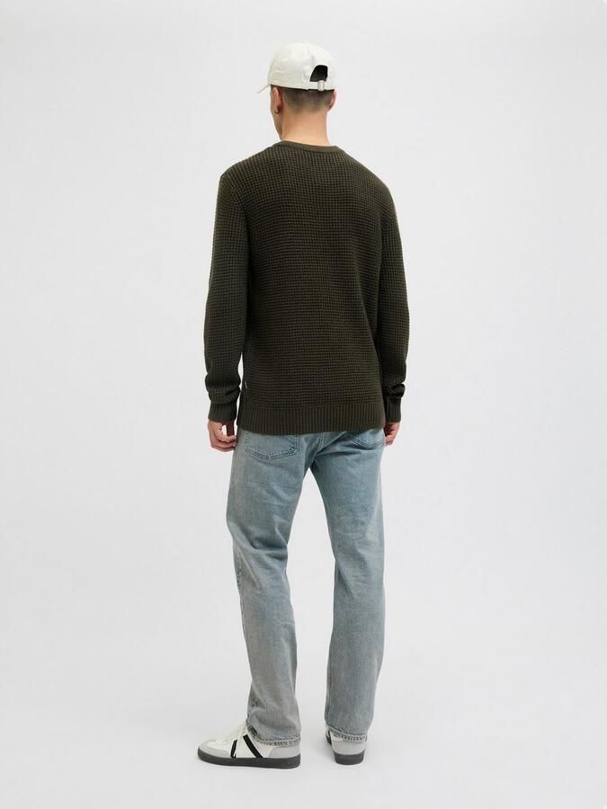 Jack & Jones Gebreide trui JJGLOBAL KNIT CREW NECK - Foto 5