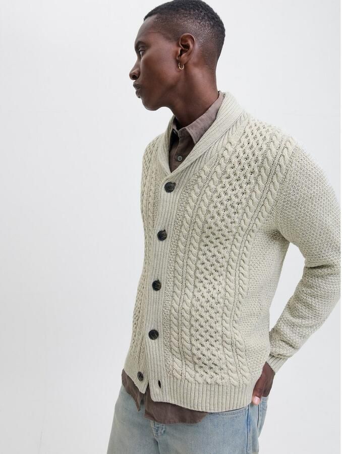 Jack & Jones Gebreide trui JJPAUL KNIT SHAWL CARDIGAN - Foto 3