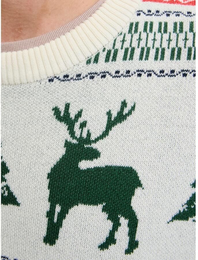 Jack & Jones Gebreide trui JJXMAS NOEL KNIT CREW NECK - Foto 2