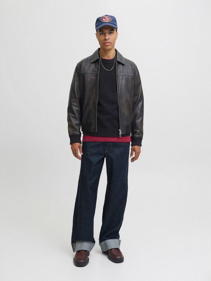 Jack & jones Gebreide pullover met labelstitching model 'NORREBRO' - Foto 5