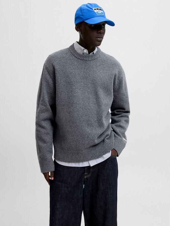 Jack & jones Gebreide pullover met labelstitching model 'NORREBRO' - Foto 4
