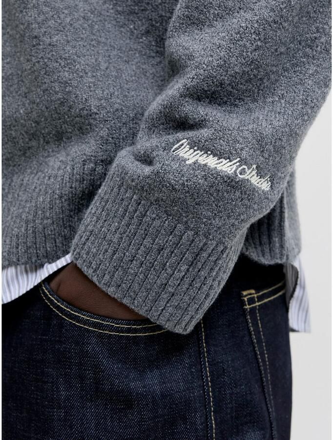 Jack & jones Gebreide pullover met labelstitching model 'NORREBRO' - Foto 3