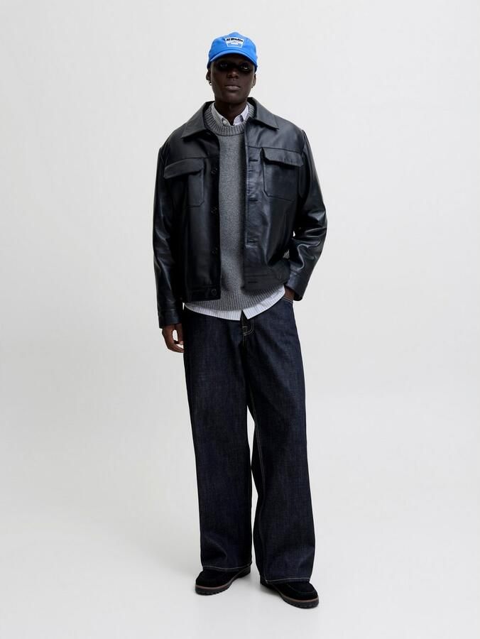 Jack & jones Gebreide pullover met labelstitching model 'NORREBRO' - Foto 5