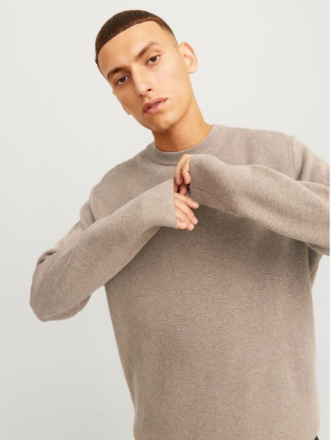 Jack & Jones Premium Gebreide pullover met opstaande kraag model 'MILANO' - Foto 3