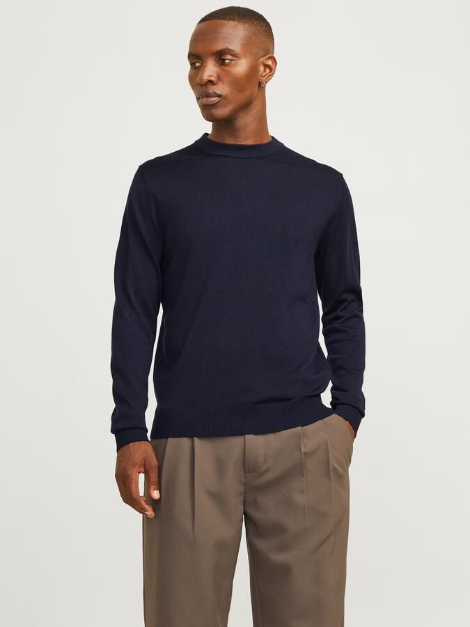 Jack & Jones Premium Gebreide pullover met opstaande kraag model 'MILANO' - Foto 7